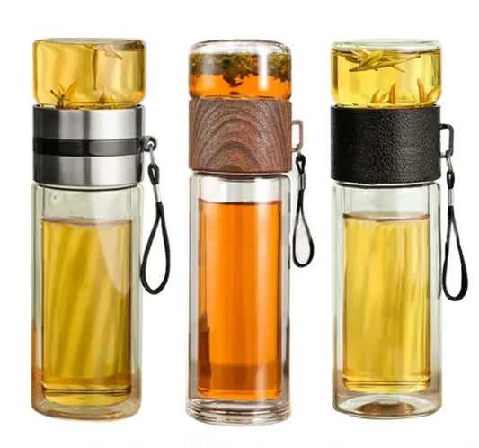 Portable Glass Tea Bottle